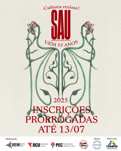 Capa de post: Última chance para se inscrever para a IX Semana de Artes da UEM