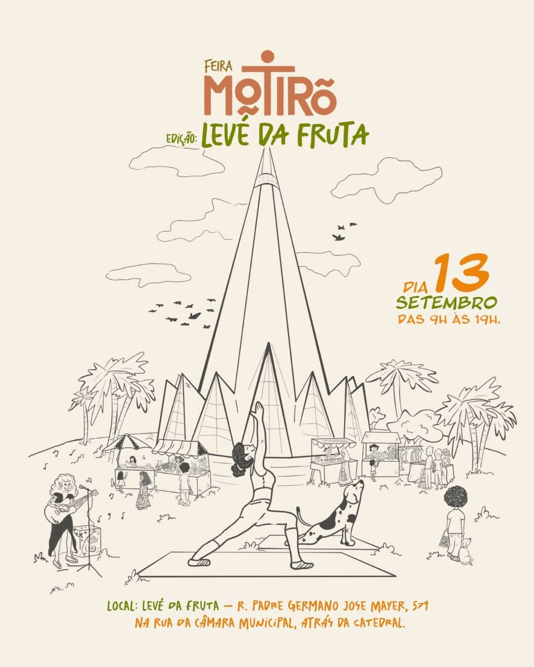 Capa de post: Feira Motirõ reúne mais de 30 expositores em edição especial em prol dos animais