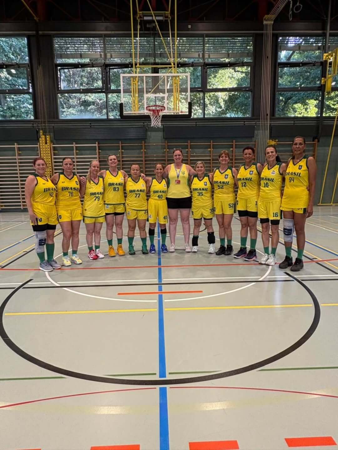 Capa de post: Seleção Brasileira Master 60+: protagonismo paranaense no basquete feminino