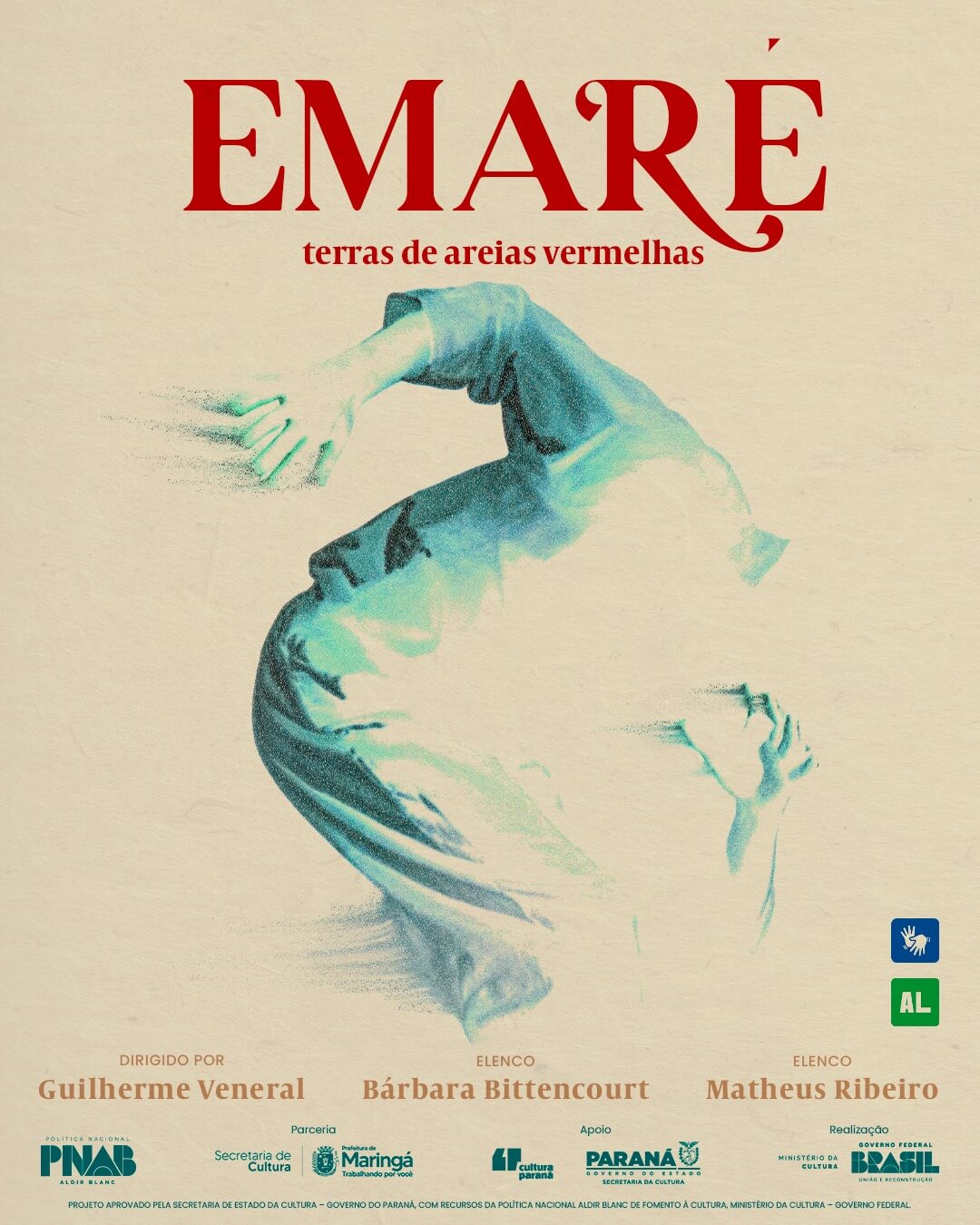 Capa de post: Espetáculo Emaré leva reflexão e poesia para diversas cidades do Paraná