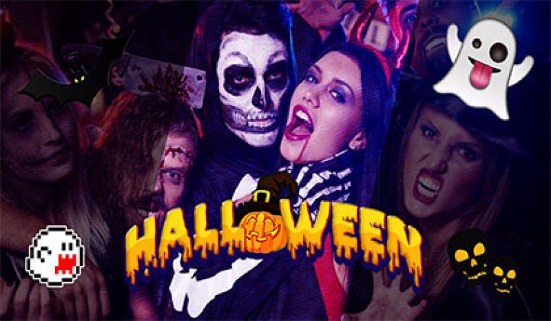 Capa de post: 13 festas de halloween no FDS em Maringá é muita coincidência, né não?