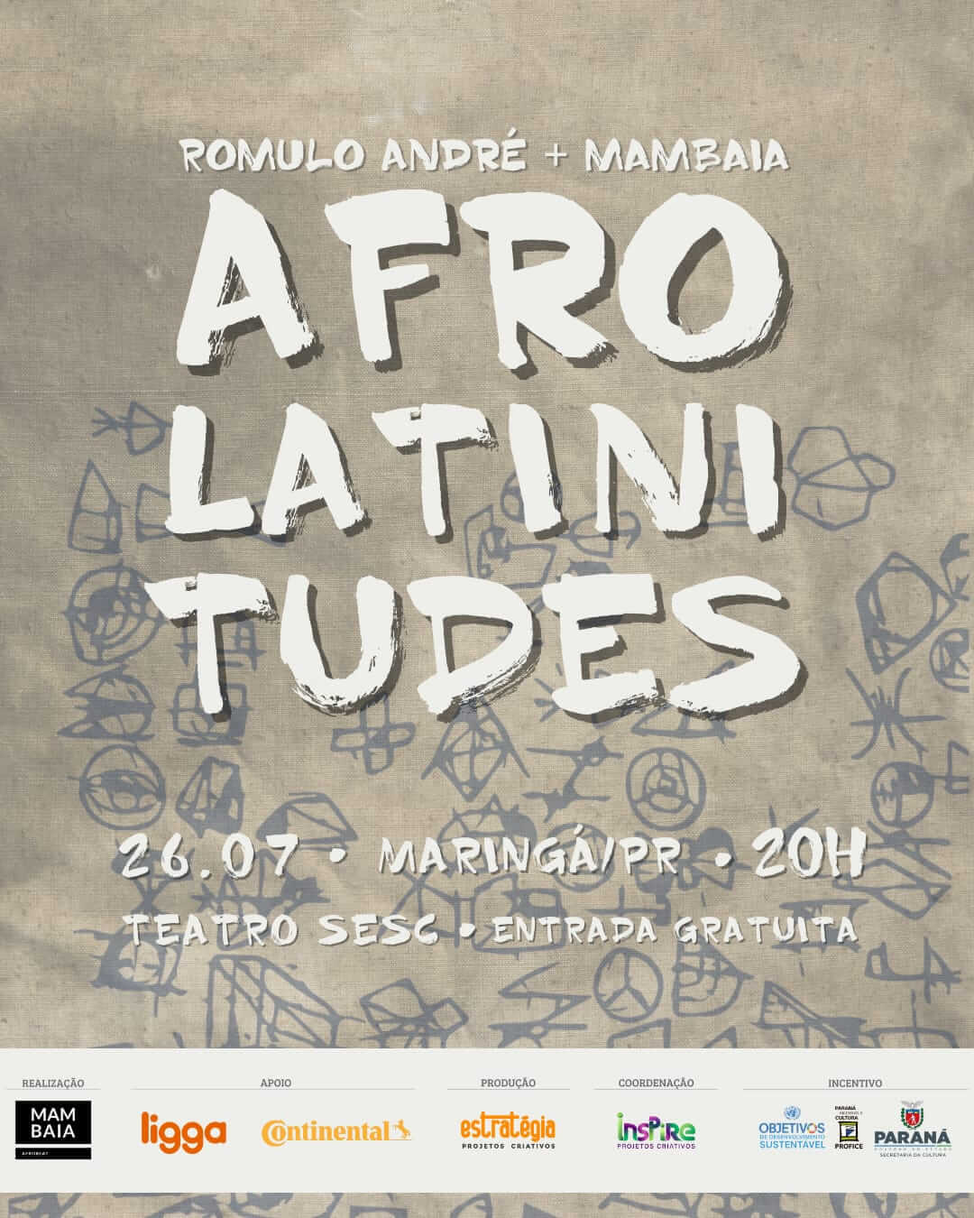 Capa de post: Espetáculo Afrolatinitudes acontecerá em Maringá