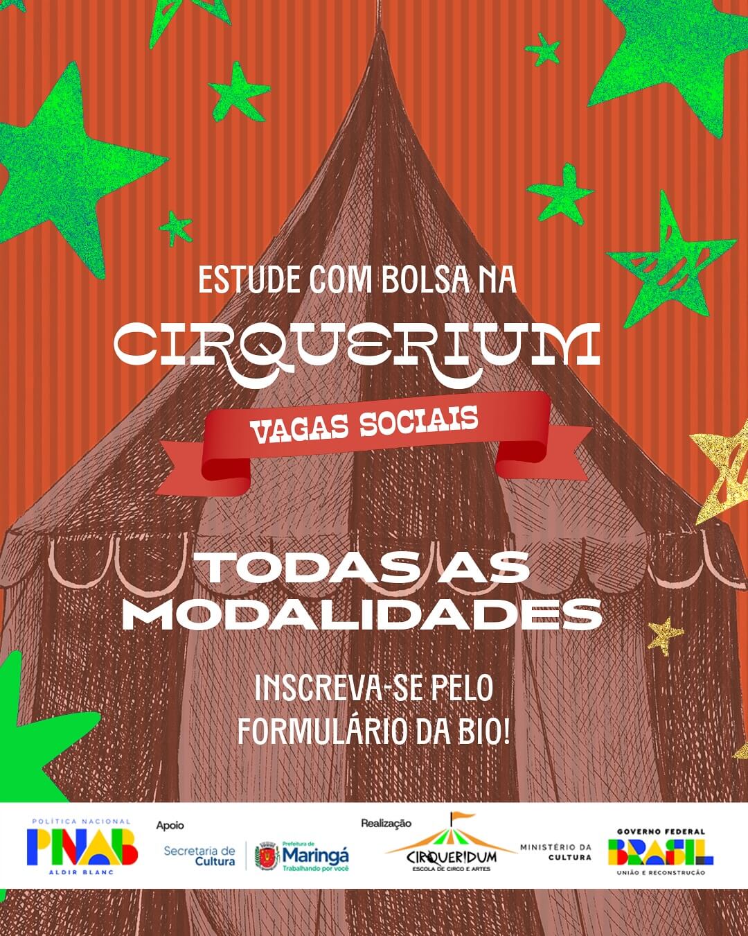 Capa de post: Cirqueridum oferece bolsas para aulas de atividades circenses