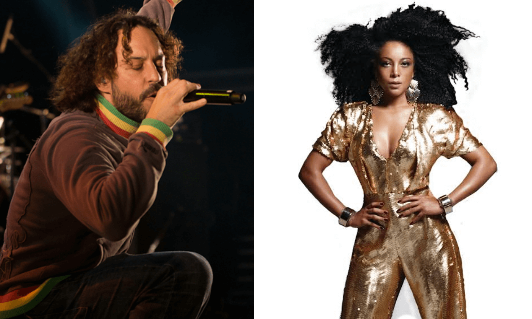 Capa de post: Gabriel o Pensador e Negra Li devem se apresentar na Virada Cultural 2025 em Maringá