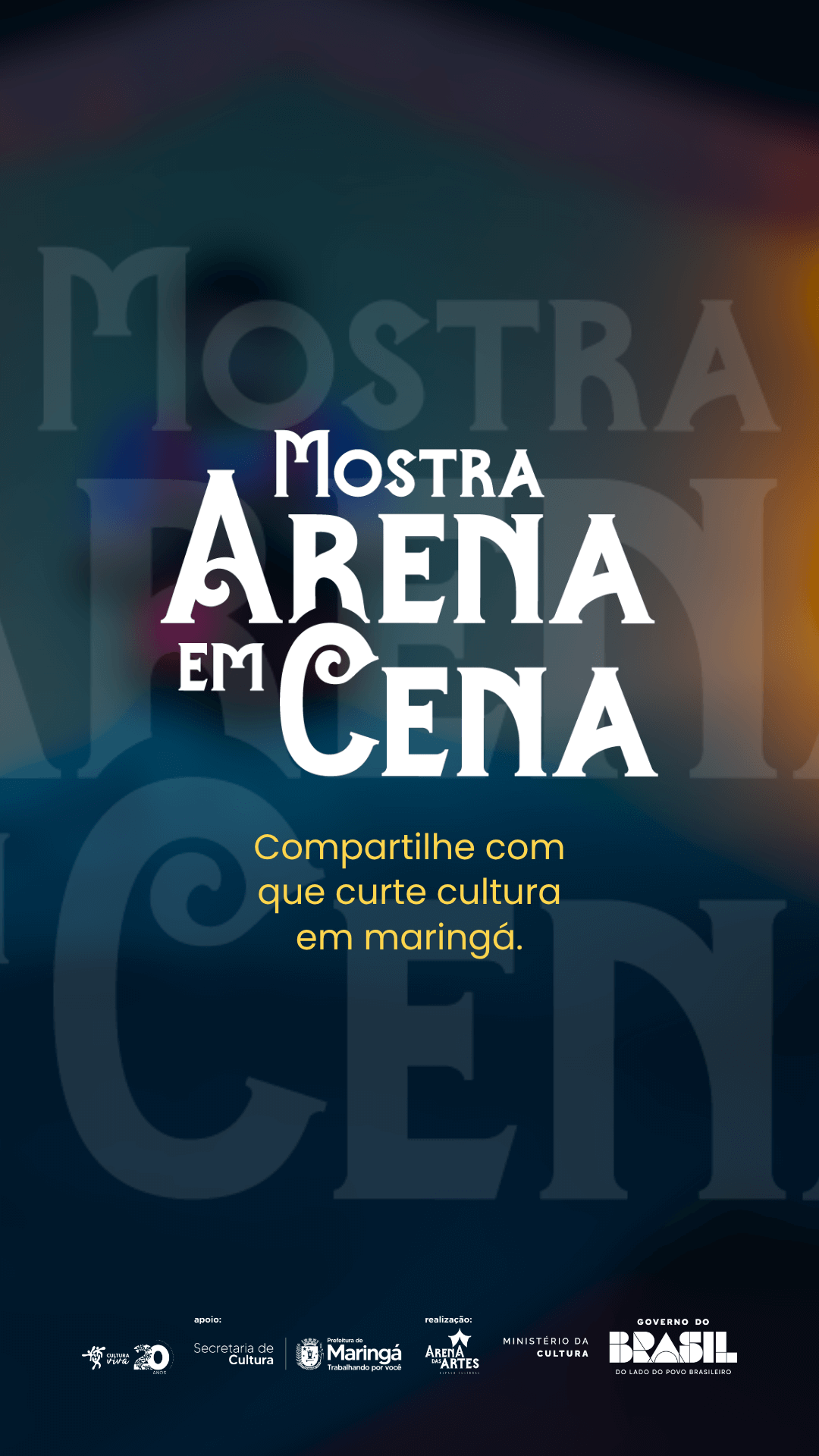 Capa de post: Mostra Arena em Cena promove atividades artísticas com entrada gratuita