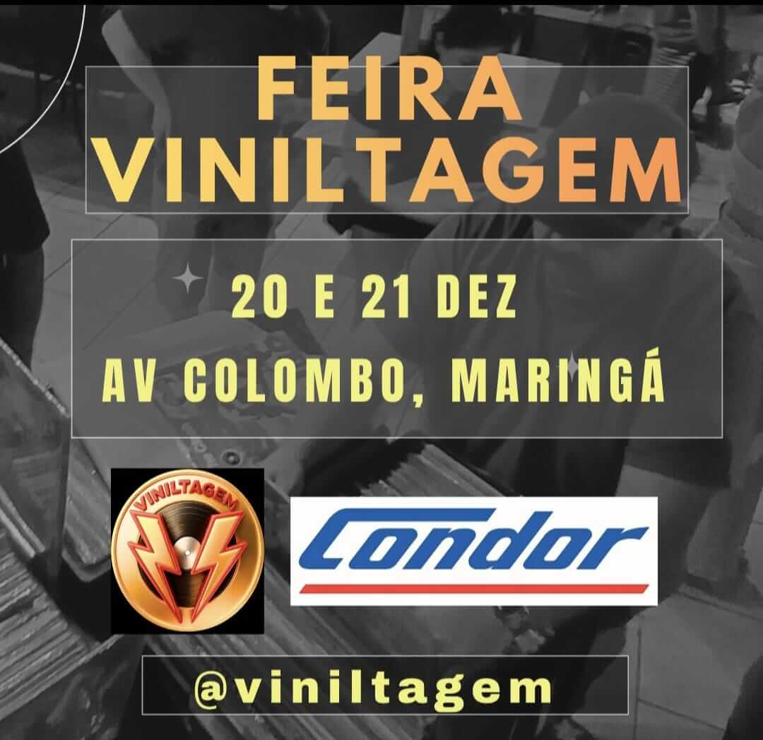 Capa de post:  Viniltagem faz última feira de discos do ano em Maringá