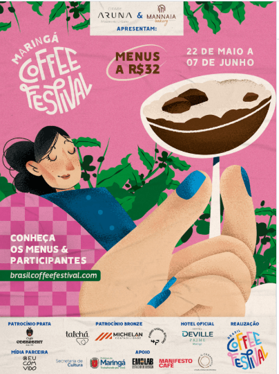 Capa de post: Maringá Coffee Festival está de volta com menus a R$32