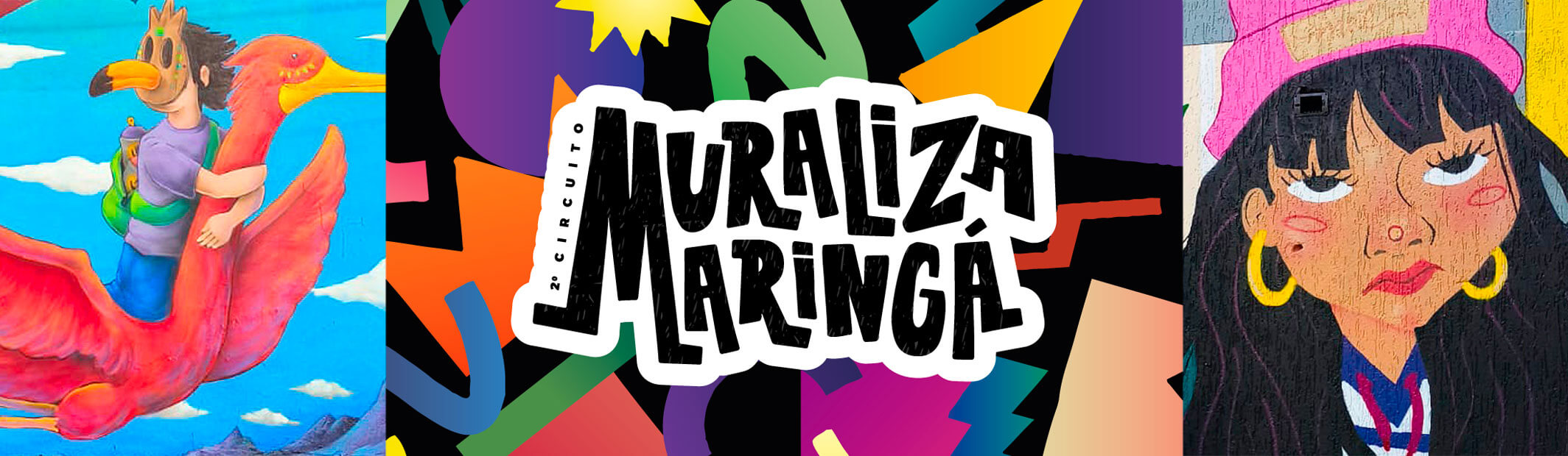 Capa de post: 2º Circuito Muraliza Maringá transforma a cidade em galeria a céu aberto com pinturas simultâneas e oficinas gratuitas