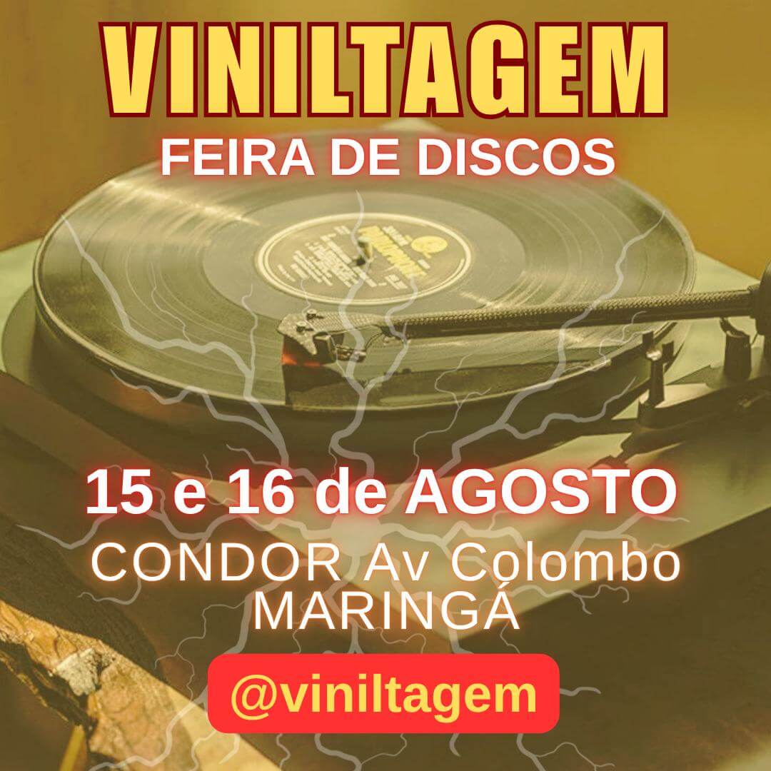 Capa de post: Circuito Viniltagem estará em Maringá nesse final de semana