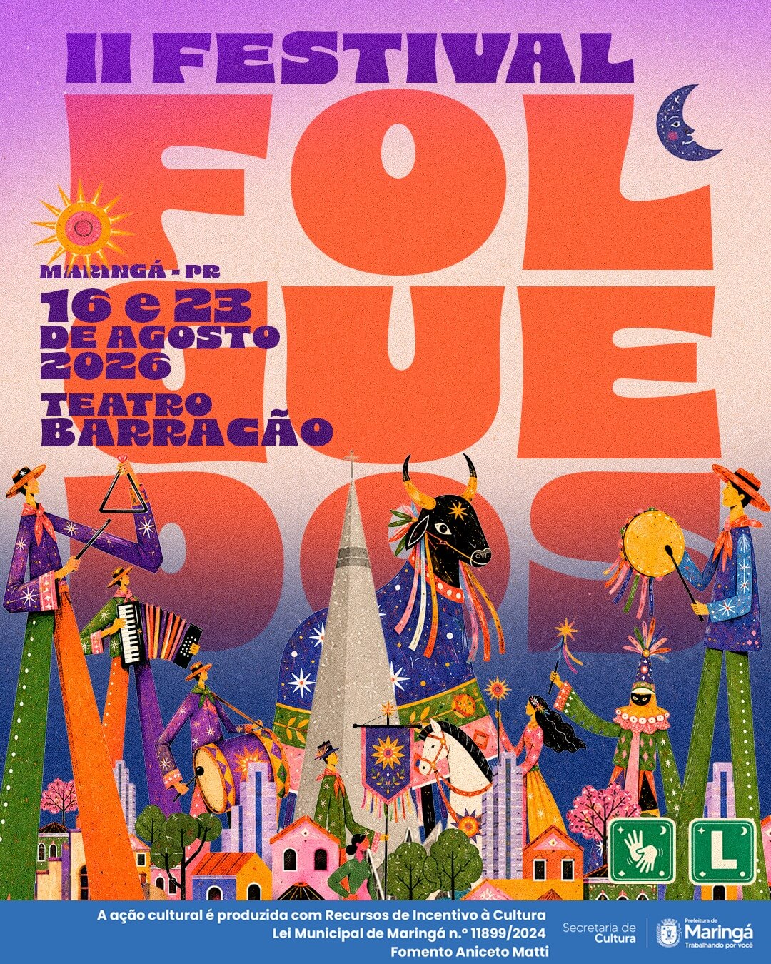 Capa de post: Festival Folguedos II: Patrimônios do Brasil acontece neste fim de semana em Maringá 