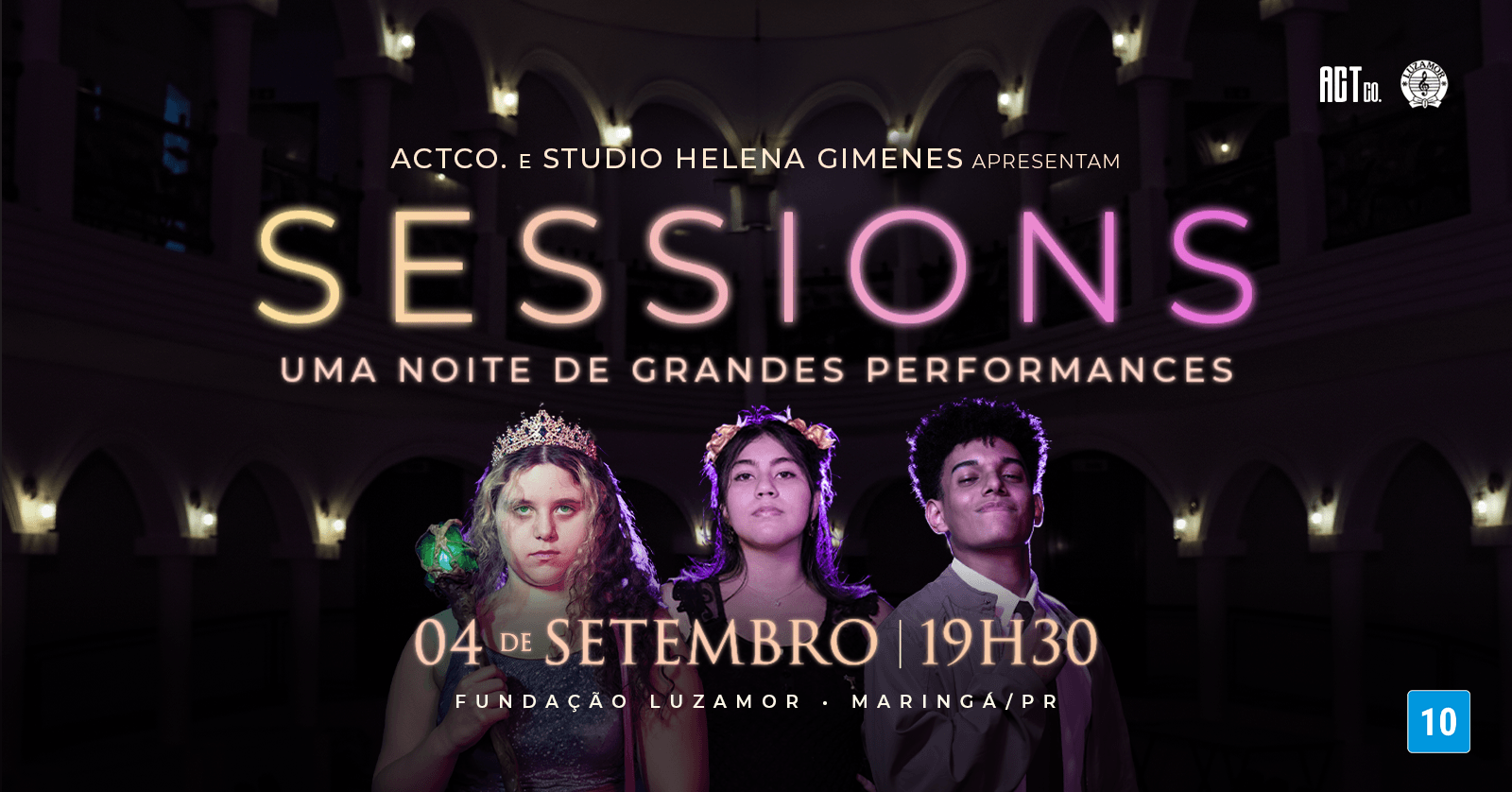 Capa de post: ACT Sessions leva trilhas sonoras do cinema e dos musicais ao palco da Fundação Luzamor