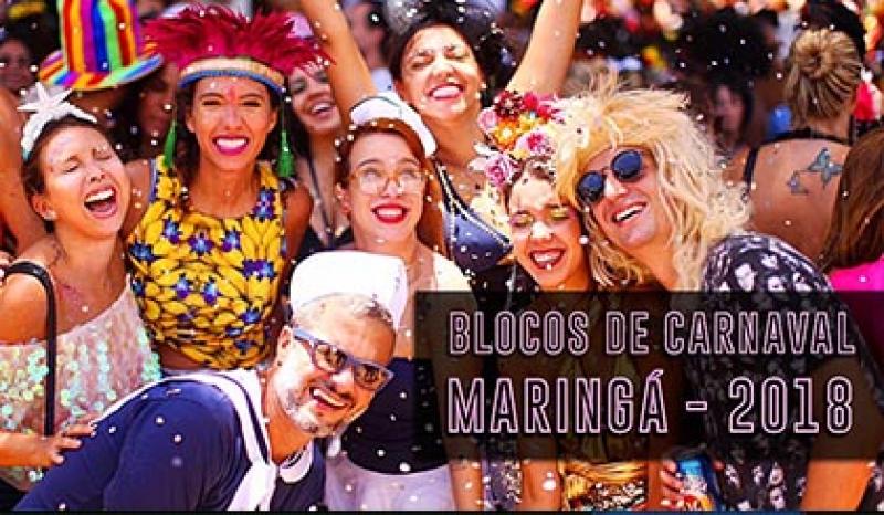 Capa de post: Carnaval de rua em Maringá 2018 já tem blocos e programação completa. Confira!