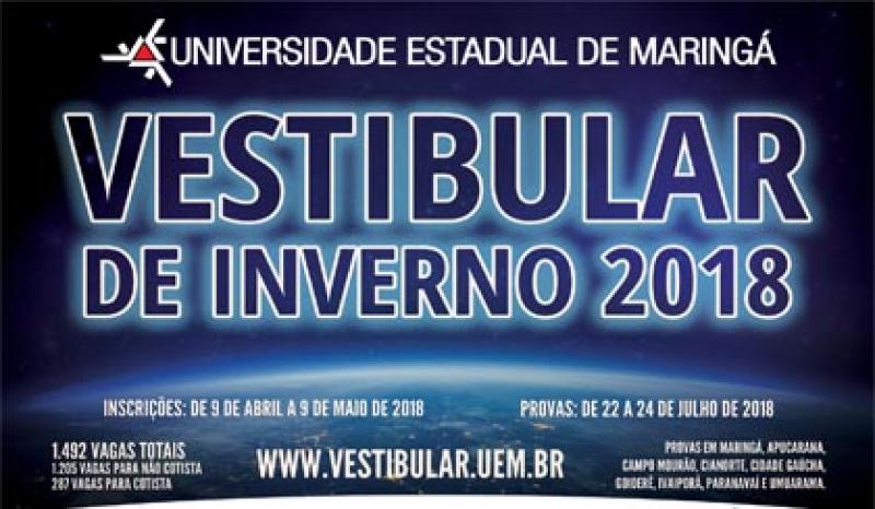 Capa de post: Inscrições para o 'Vestibular de Inverno' da UEM começam hoje