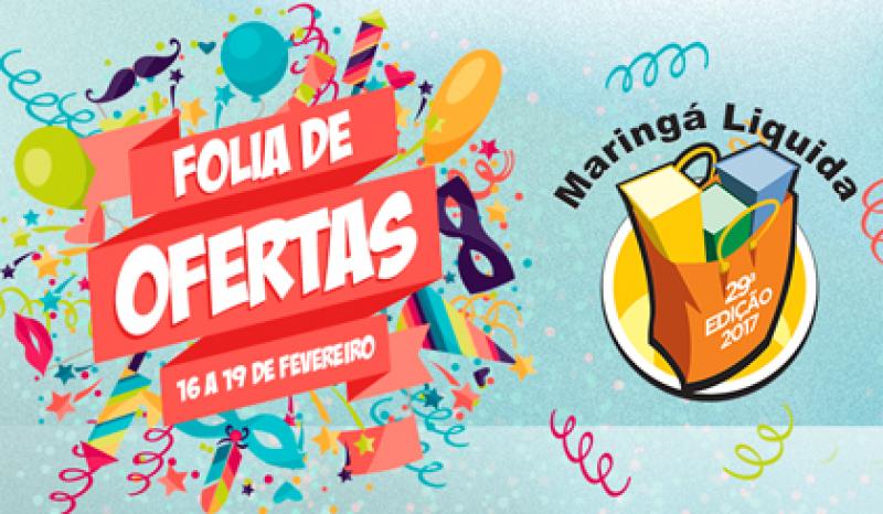 Capa de post: Maringá Liquida inicia hoje as promoções no comércio